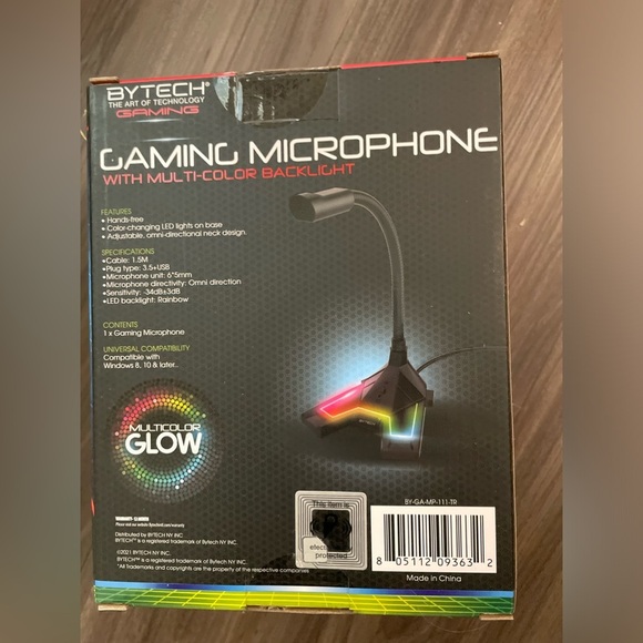 BYTECH Gaming Microphone with Multicolor Backlight - Picture 3 of 4